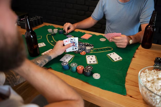 Live casino dealer table with multiple camera angles
